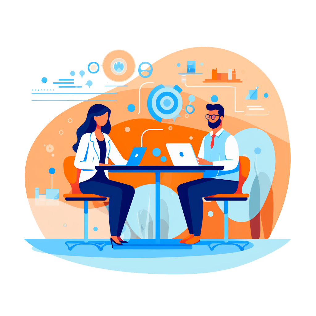 illustration vie professionnel